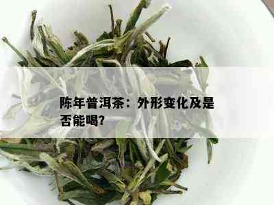 陈年普洱茶：外形变化及是否能喝？