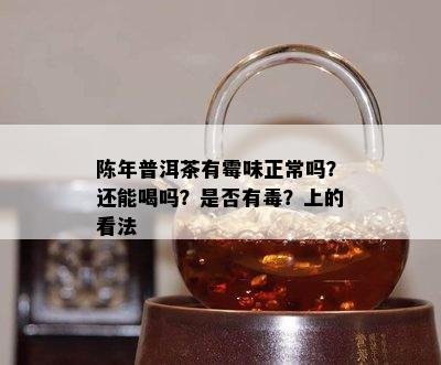 陈年普洱茶有霉味正常吗？还能喝吗？是否有？上的看法