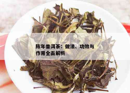 陈年普洱茶：做法、功效与作用全面解析