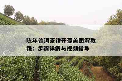 陈年普洱茶饼开壶盖图解教程：步骤详解与视频指导