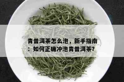 青普洱茶怎么泡，新手指南：如何正确冲泡青普洱茶？