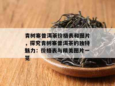 青树寨普洱茶价格表和图片，探究青树寨普洱茶的独特魅力：价格表与精美图片一览