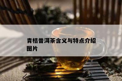 青桔普洱茶含义与特点介绍图片