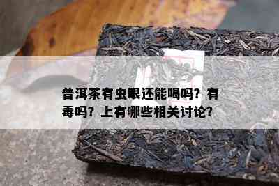 普洱茶有虫眼还能喝吗？有吗？上有哪些相关讨论？