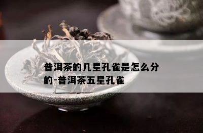 普洱茶的几星孔雀是怎么分的-普洱茶五星孔雀