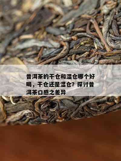 普洱茶的干仓和湿仓哪个好喝，干仓还是湿仓？探讨普洱茶口感之差异