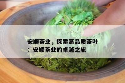 安顺茶业，探索高品质茶叶：安顺茶业的卓越之旅