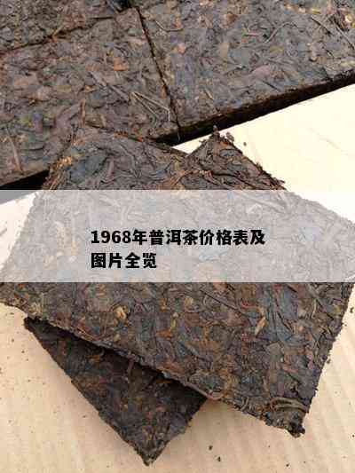 1968年普洱茶价格表及图片全览