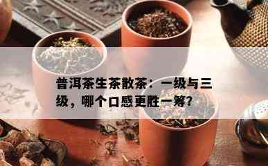 普洱茶生茶散茶：一级与三级，哪个口感更胜一筹？