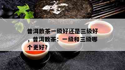 普洱散茶一级好还是三级好，普洱散茶：一级和三级哪个更好？