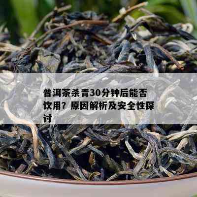 普洱茶杀青30分钟后能否饮用？起因解析及安全性探讨