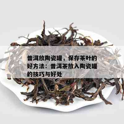 普洱放陶瓷罐，保存茶叶的好方法：普洱茶放入陶瓷罐的技巧与好处