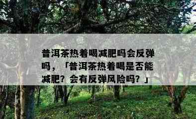 普洱茶热着喝减肥吗会反弹吗，「普洱茶热着喝是否能减肥？会有反弹风险吗？」