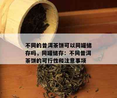 不同的普洱茶饼可以同罐储存吗，同罐储存：不同普洱茶饼的可行性和留意事项