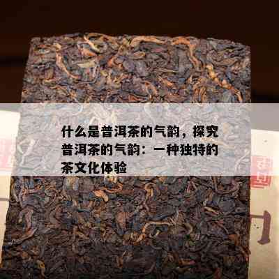 什么是普洱茶的气韵，探究普洱茶的气韵：一种特别的茶文化体验