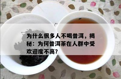 为什么很多人不喝普洱，揭秘：为何普洱茶在人群中受欢迎度不高？