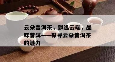 云朵普洱茶，飘逸云端，品味普洱——探寻云朵普洱茶的魅力