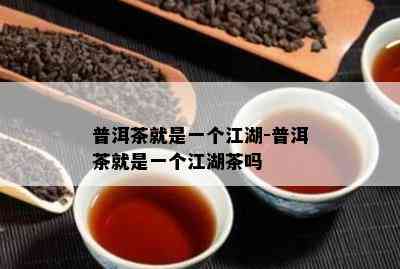 普洱茶就是一个江湖-普洱茶就是一个江湖茶吗