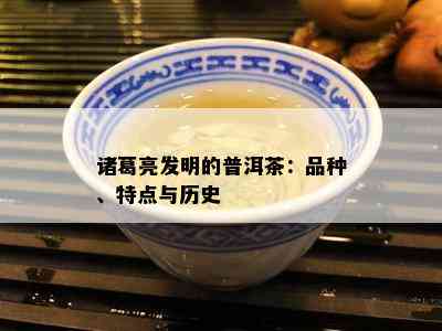 诸葛亮发明的普洱茶：品种、特点与历史