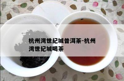 杭州湾世纪城普洱茶-杭州湾世纪城喝茶