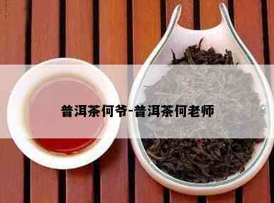 普洱茶何爷-普洱茶何老师