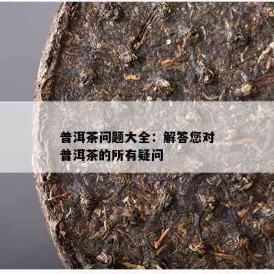 普洱茶问题大全：解答您对普洱茶的所有疑问