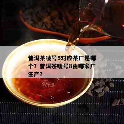 普洱茶唛号5对应茶厂是哪个？普洱茶唛号8由哪家厂生产？