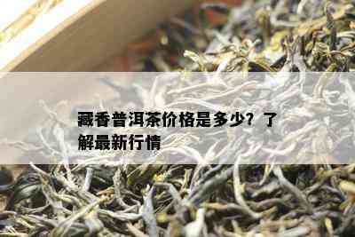 藏香普洱茶价格是多少？熟悉最新行情