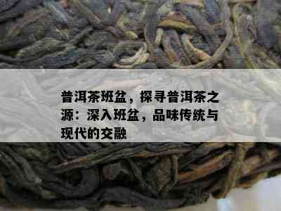 普洱茶班盆，探寻普洱茶之源：深入班盆，品味传统与现代的交融