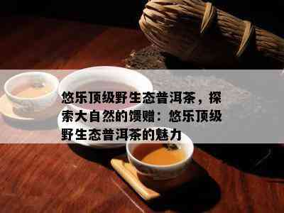 悠乐顶级野生态普洱茶，探索大自然的馈赠：悠乐顶级野生态普洱茶的魅力