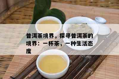 普洱茶境界，探寻普洱茶的境界：一杯茶，一种生活态度