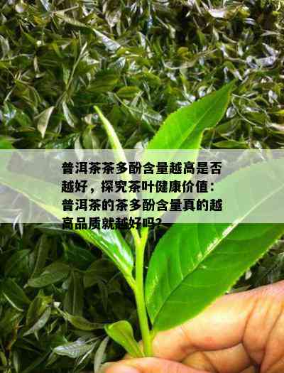 普洱茶茶多酚含量越高是否越好，探究茶叶健康价值：普洱茶的茶多酚含量真的越高品质就越好吗？