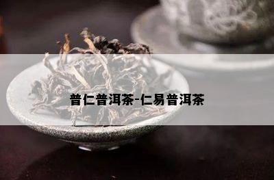 普仁普洱茶-仁易普洱茶