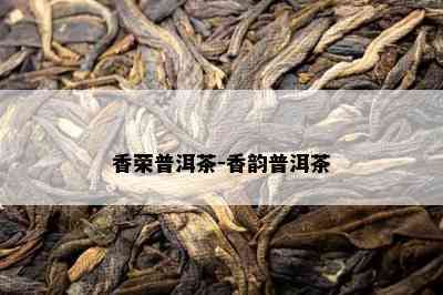 香荣普洱茶-香韵普洱茶