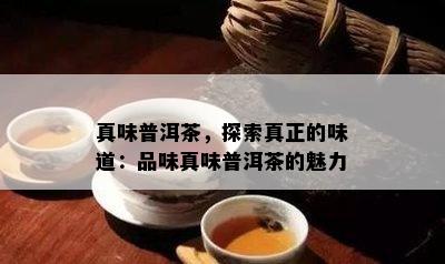 真味普洱茶，探索真正的味道：品味真味普洱茶的魅力