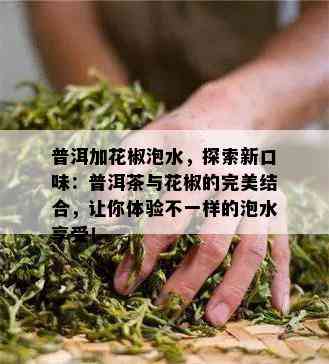 普洱加花椒泡水，探索新口味：普洱茶与花椒的完美结合，让你体验不一样的泡水享受！