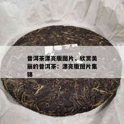 普洱茶漂亮版图片，欣赏美丽的普洱茶：漂亮版图片集锦