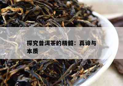 探究普洱茶的精髓：真谛与本质