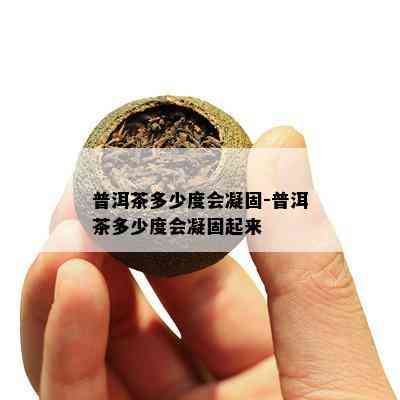 普洱茶多少度会凝固-普洱茶多少度会凝固起来