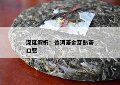 深度解析：普洱茶金芽熟茶口感