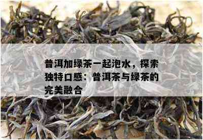 普洱加绿茶一起泡水，探索独特口感：普洱茶与绿茶的完美融合