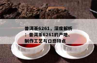 普洱茶6261，深度解析：普洱茶6261的产地、制作工艺与口感特点