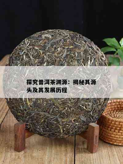 探究普洱茶渊源：揭秘其源头及其发展历程