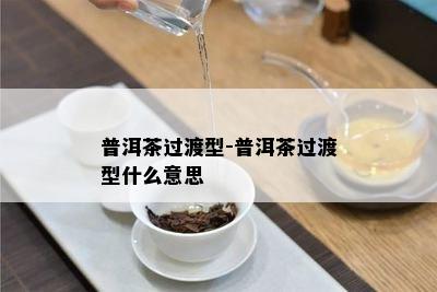 普洱茶过渡型-普洱茶过渡型什么意思