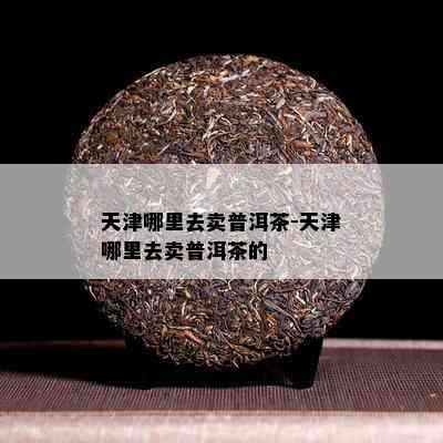 天津哪里去卖普洱茶-天津哪里去卖普洱茶的