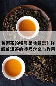 普洱茶的唛号是啥意思？详解普洱茶的唛号含义与作用