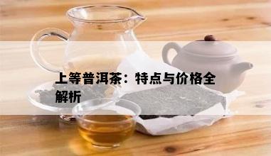 上等普洱茶：特点与价格全解析