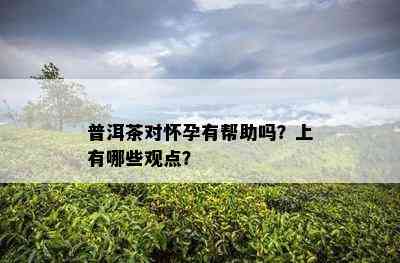 普洱茶对怀孕有帮助吗？上有哪些观点？