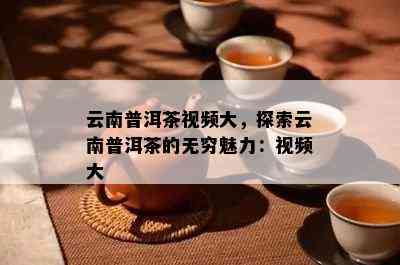 云南普洱茶视频大，探索云南普洱茶的无穷魅力：视频大