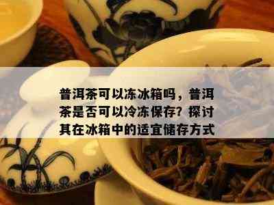 普洱茶可以冻冰箱吗，普洱茶是否可以冷冻保存？探讨其在冰箱中的适宜储存方式